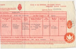 ANPP birth certificate