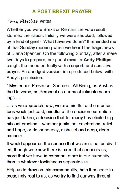 Post-Brexit prayer - p1.