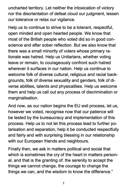 Post-Brexit prayer - p2